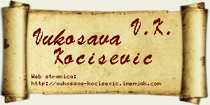 Vukosava Kočišević vizit kartica